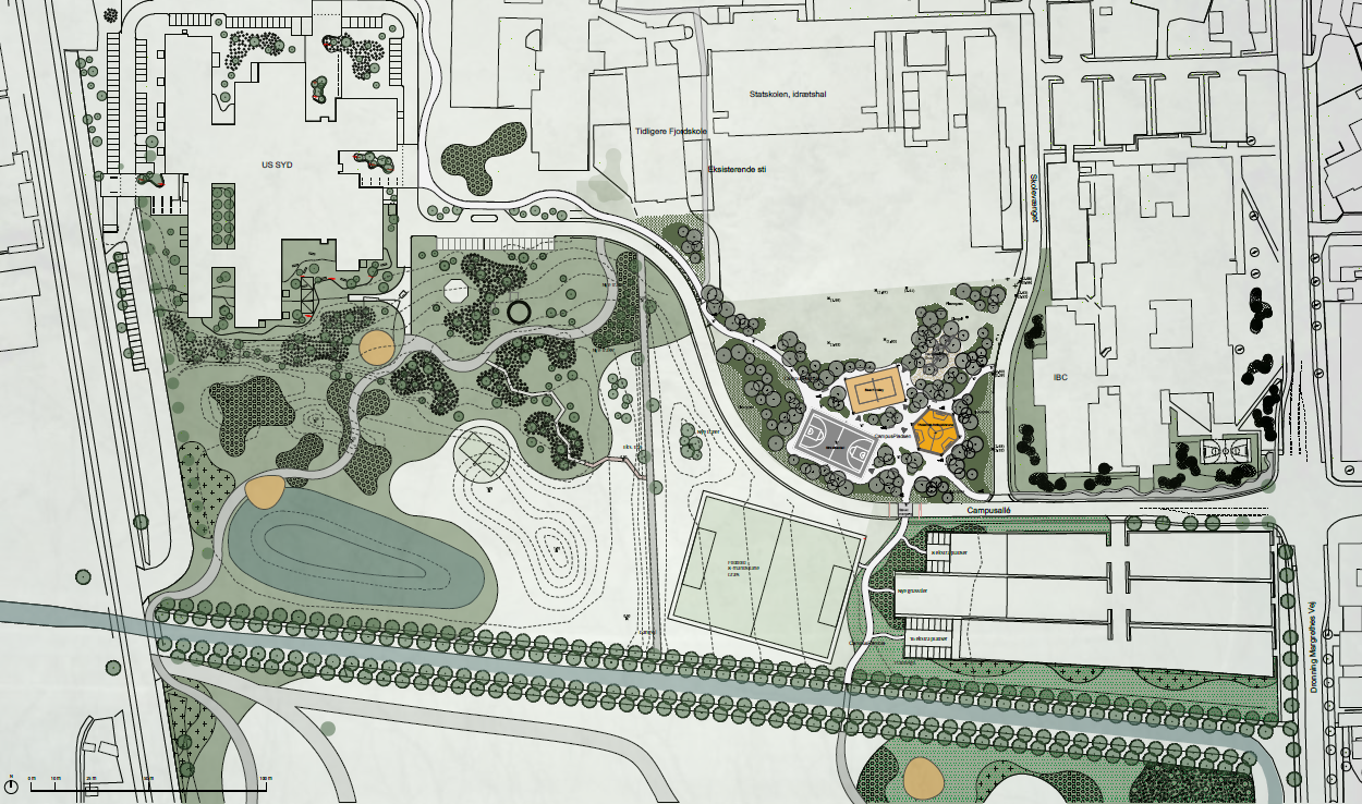 Landskabsplan for CampusParken